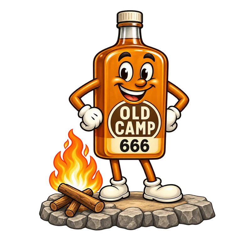 Acamprosate CAMPRAL mascot mnemonic cartoon