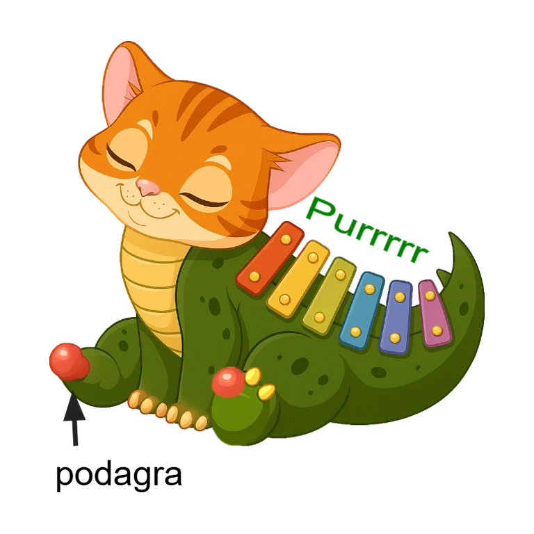 Allopurinol ZYLOPRIM mascot mnemonic cartoon