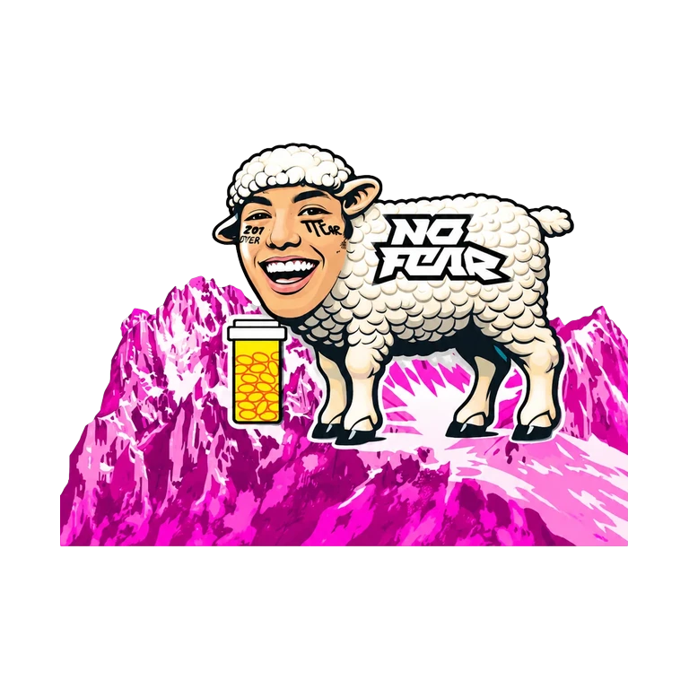 Alprazolam mascot — mnemonic cartoon