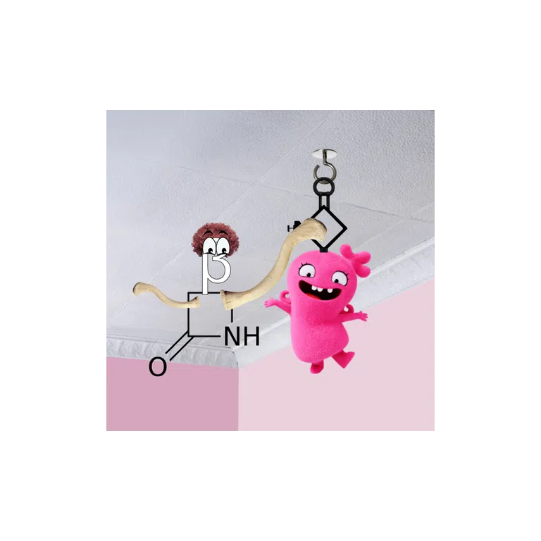 Augmentin mascot — mnemonic cartoon