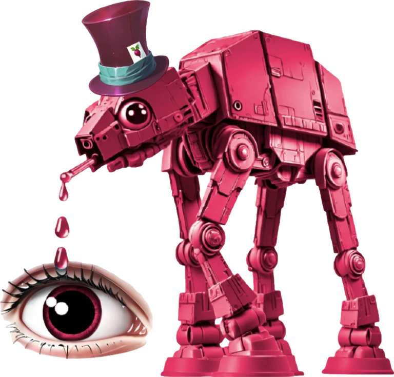 Atropine eyedrops ISOPTO ATROPINE mascot mnemonic cartoon