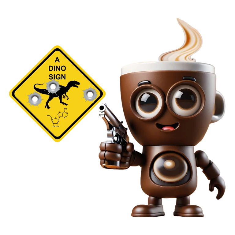 Caffeine CAFCIT mascot mnemonic cartoon