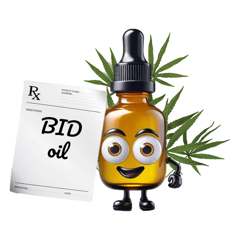 Cannabidiol EPIDIOLEX mascot mnemonic cartoon