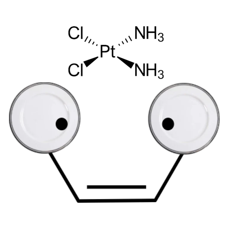 Cisplatin PLATINOL mascot mnemonic cartoon