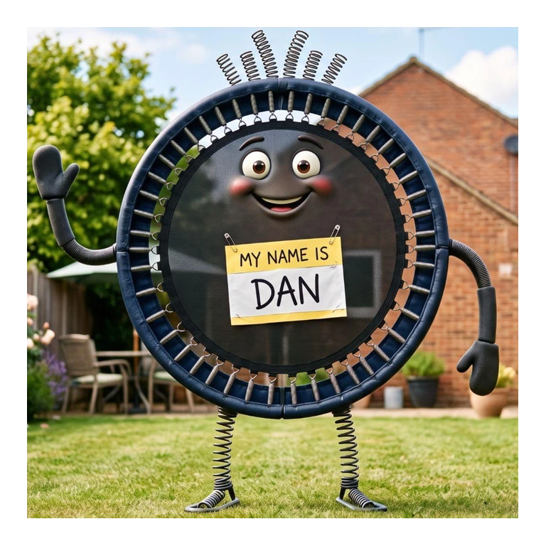 Dantrolene DANTRIUM mascot mnemonic cartoon