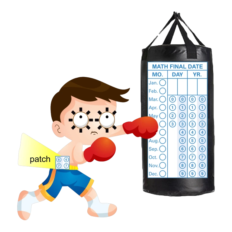 Methylphenidate patch mascot mnemonic cartoon