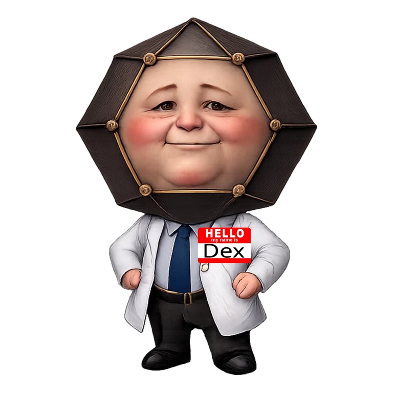 Dexamethasone DECADRON mascot mnemonic cartoon
