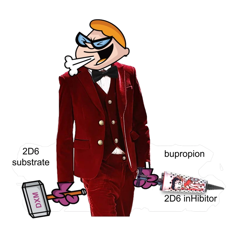 Auvelity mascot — mnemonic cartoon