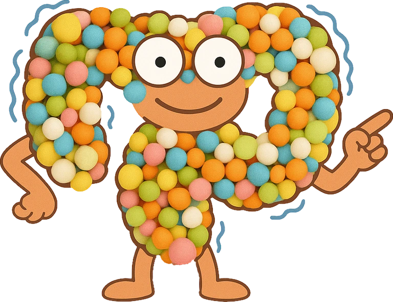 Diphenoxylate LOMOTIL mascot mnemonic cartoon