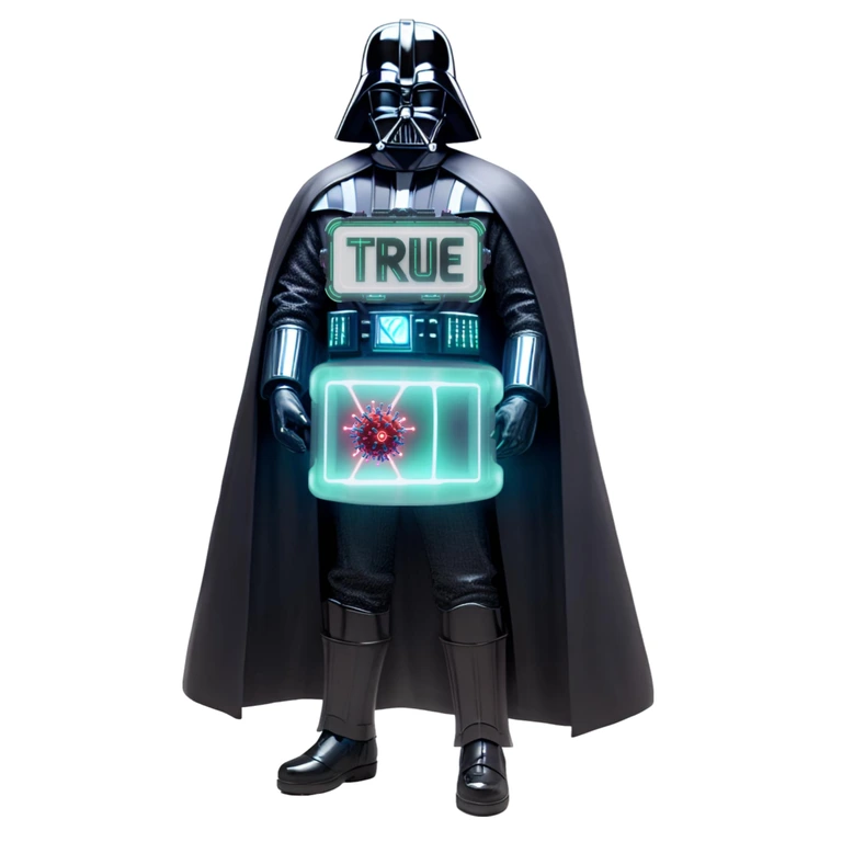 Truvada mascot — mnemonic cartoon