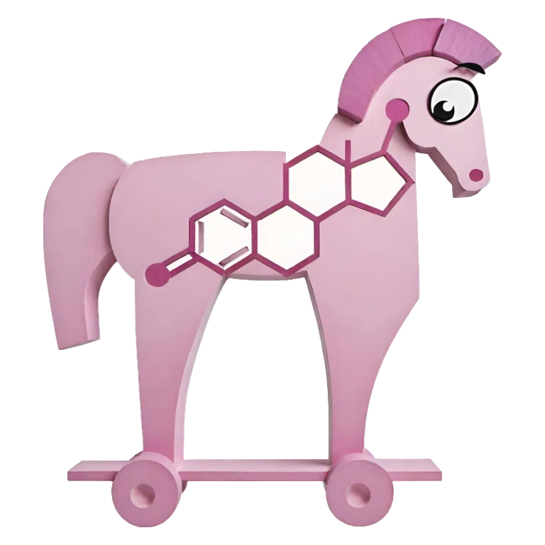 Estradiol ESTRACE mascot mnemonic cartoon