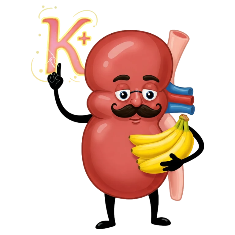 Finerenone KERENDIA mascot mnemonic cartoon