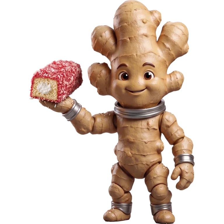 Ginger mascot mnemonic cartoon