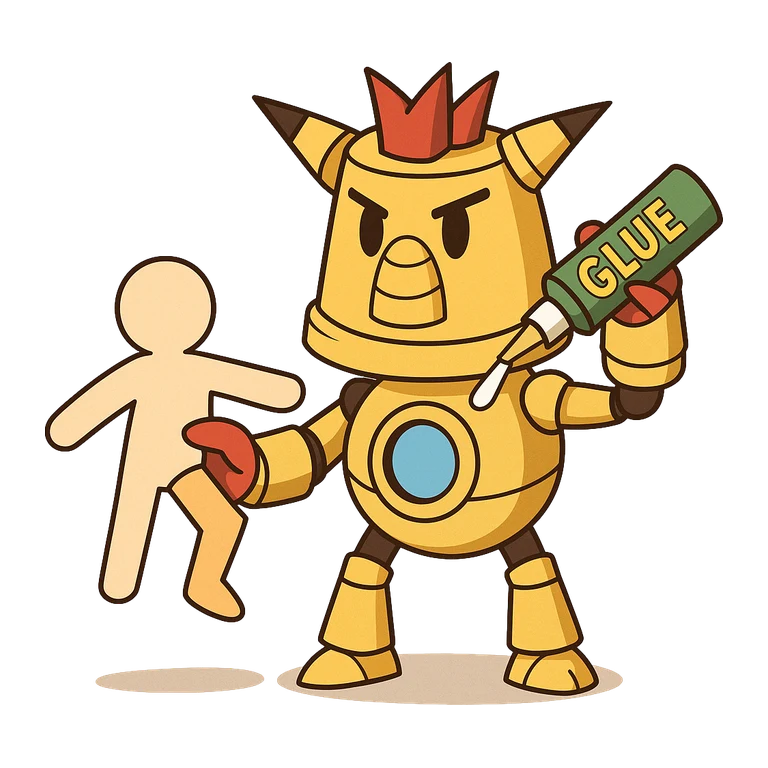 Glutathione GSH mascot mnemonic cartoon