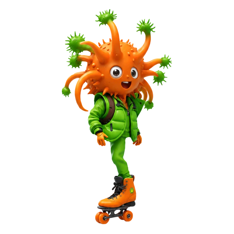 Hydroxyzine pamoate VISTARIL mascot mnemonic cartoon