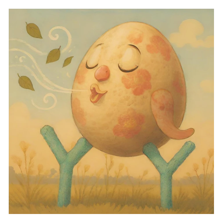 Lebrikizumab EBGLYSS mascot mnemonic cartoon