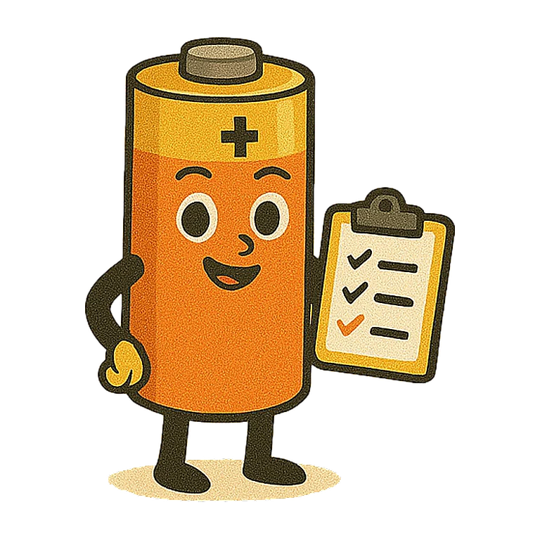 Lithium mascot mnemonic cartoon
