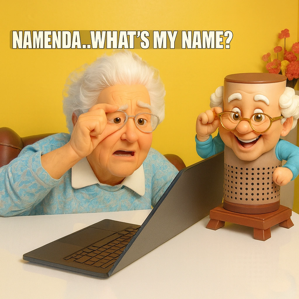 Memantine NAMENDA mascot mnemonic cartoon