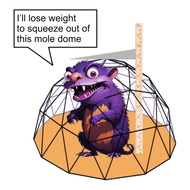 Molindone MOBAN mascot mnemonic cartoon