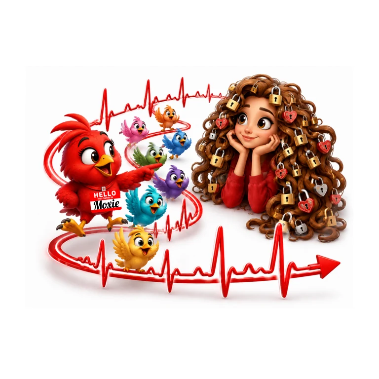 Moxifloxacin AVELOX mascot mnemonic cartoon