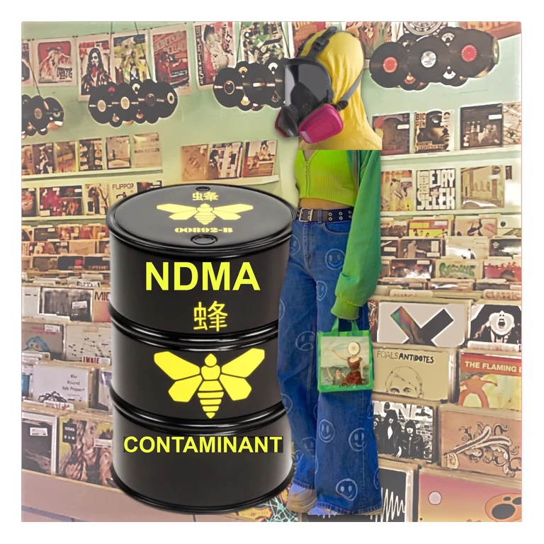 N-Nitrosodimethylamine NDMA mascot mnemonic cartoon