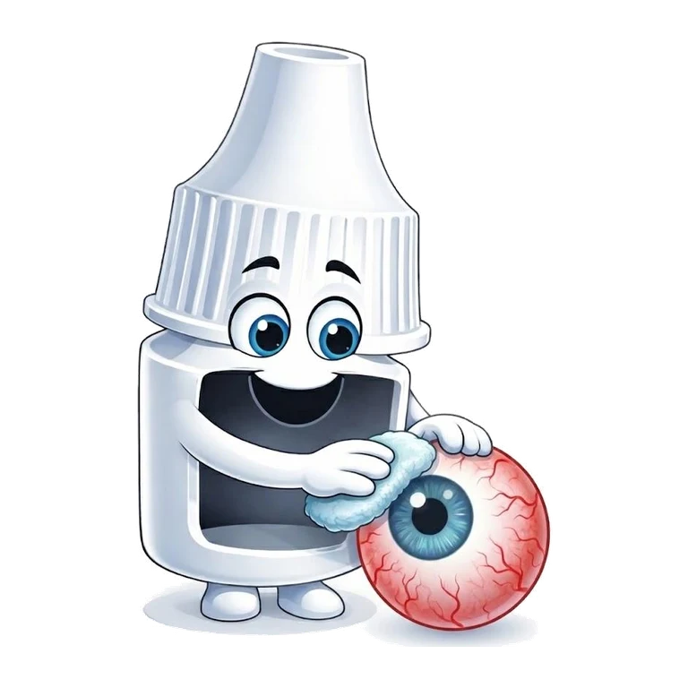 Olopatadine PATADAY mascot mnemonic cartoon