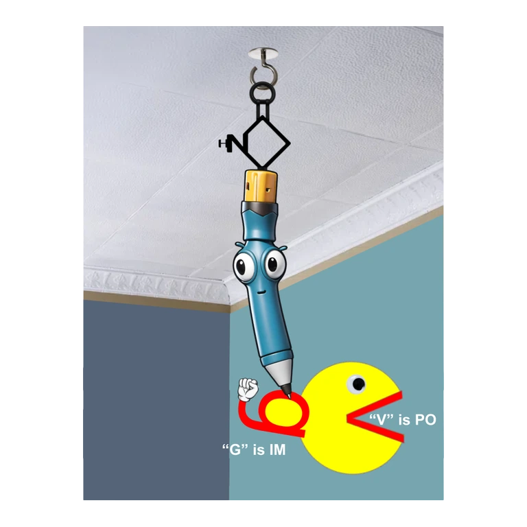 Penicillin V mascot mnemonic cartoon