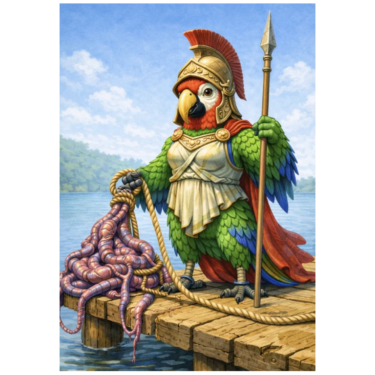 Polidocanol VARITHENA mascot mnemonic cartoon
