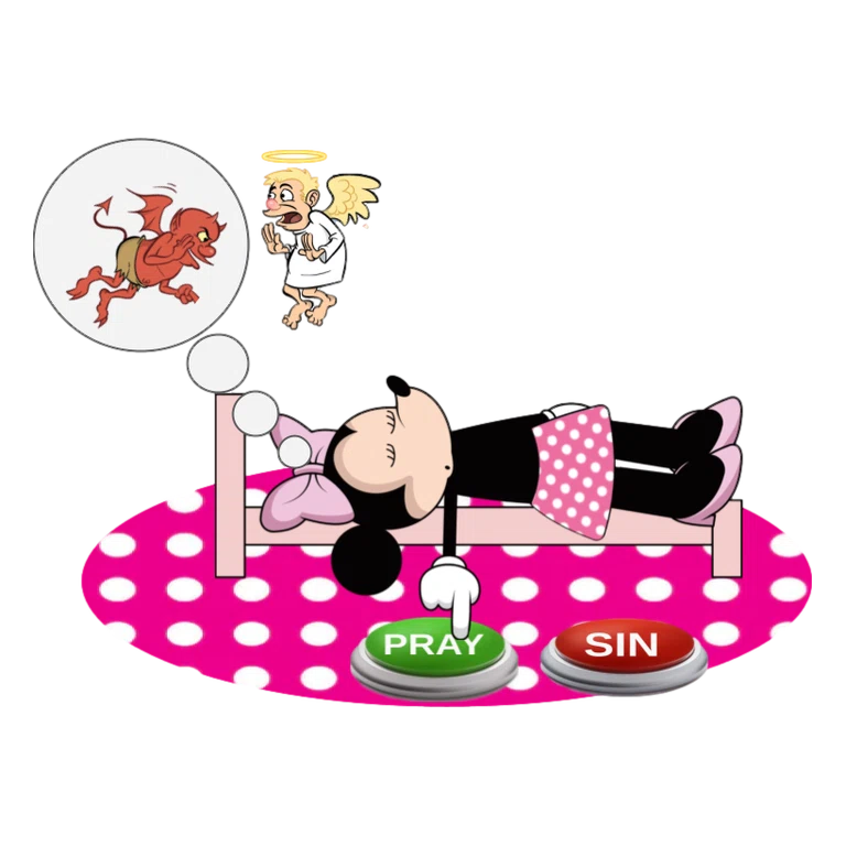 Prazosin MINIPRESS mascot mnemonic cartoon