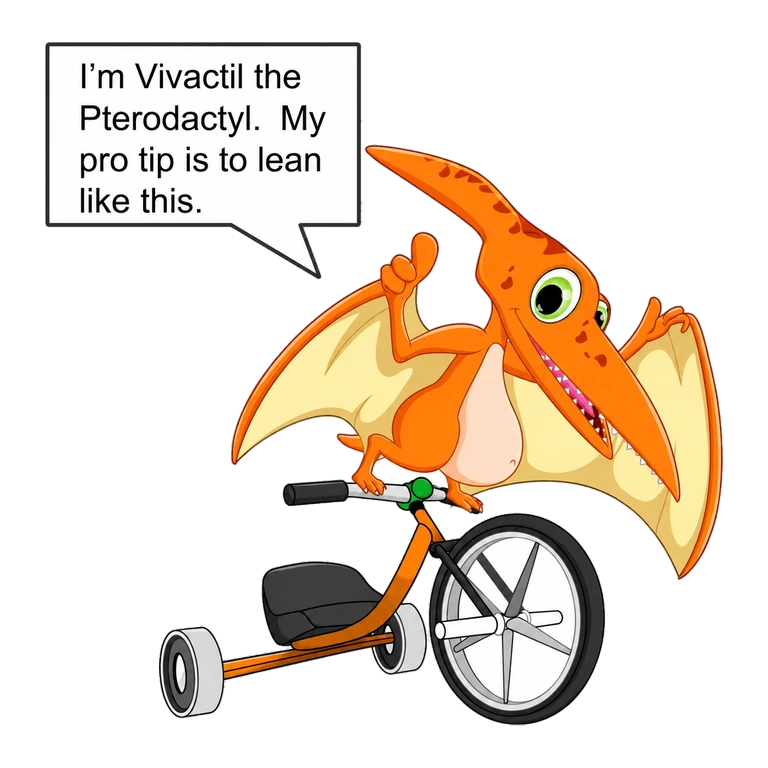 Protriptyline VIVACTIL mascot mnemonic cartoon