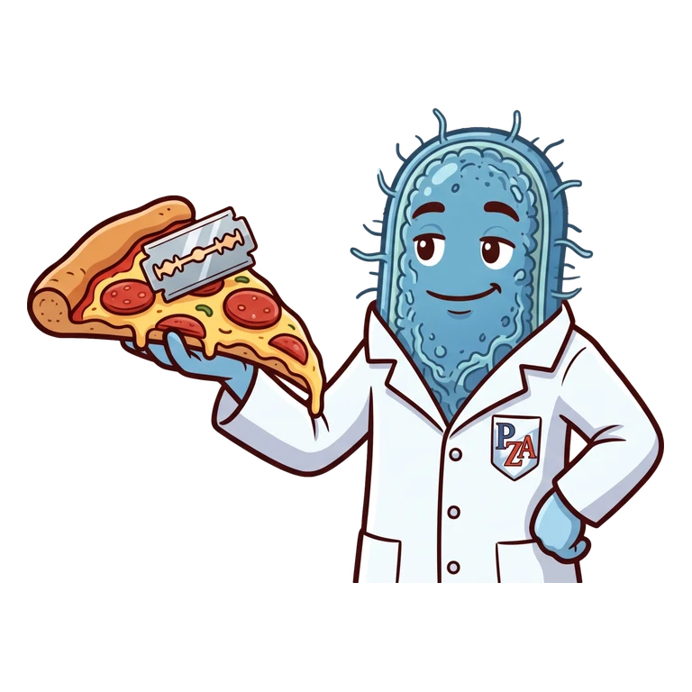 Pyrazinamide PZA mascot mnemonic cartoon