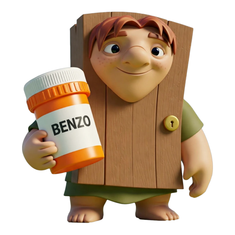 Quazepam DORAL mascot mnemonic cartoon