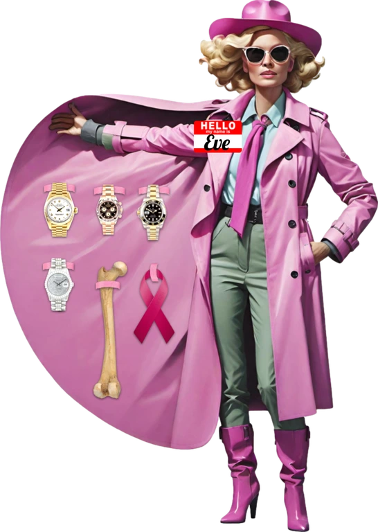 Raloxifene EVISTA mascot mnemonic cartoon