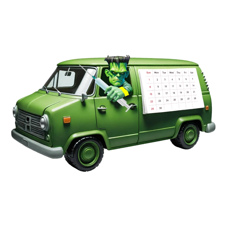 Risperidone LAI RISVAN mascot mnemonic cartoon