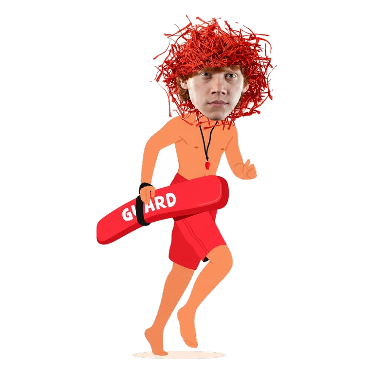 Saffron mascot mnemonic cartoon