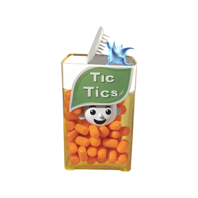 Ticlopidine TICLID mascot mnemonic cartoon