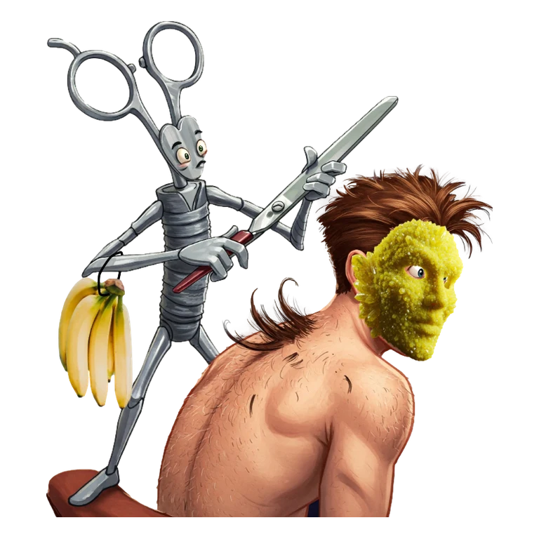 Bactrim mascot — mnemonic cartoon
