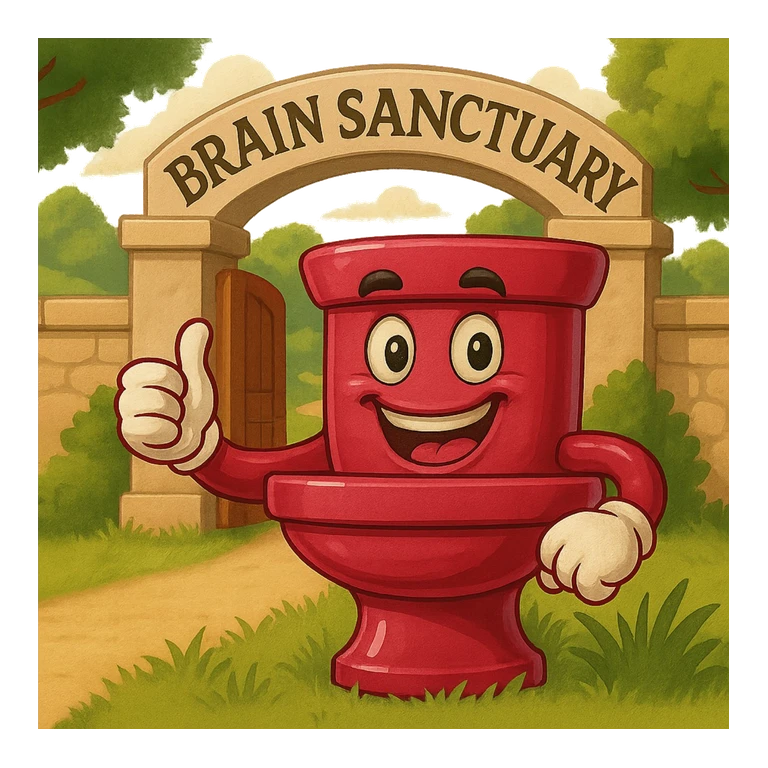 Trospium SANCTURA mascot mnemonic cartoon