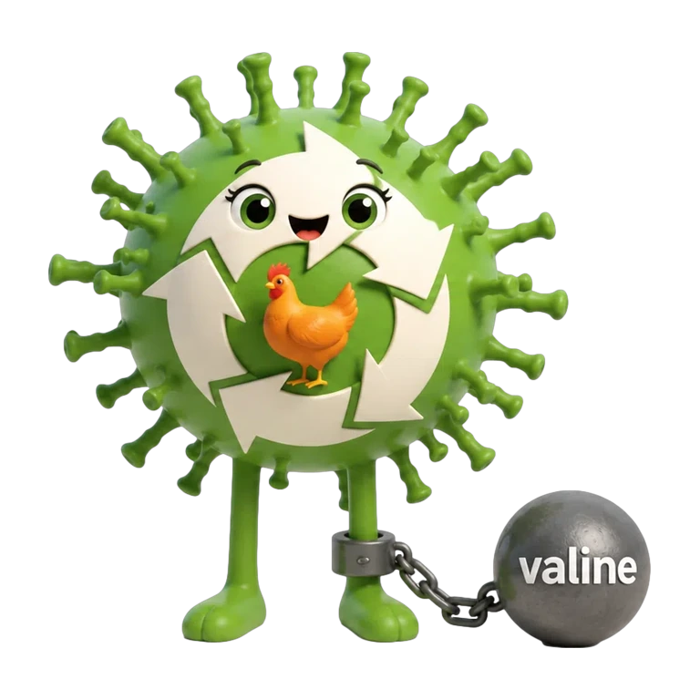 Valacyclovir VALTREX mascot mnemonic cartoon