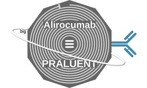 Alirocumab ballicule — decagon mechanism diagram