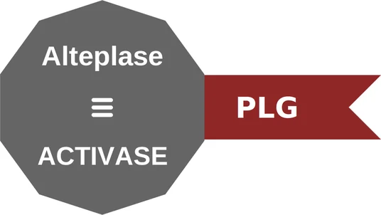 Alteplase ballicule — decagon mechanism diagram