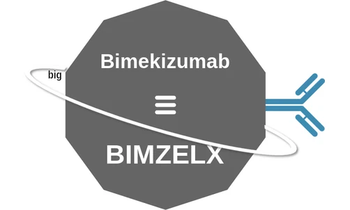 Bimekizumab ballicule — decagon mechanism diagram