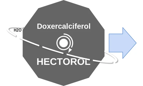 Doxercalciferol ballicule — decagon mechanism diagram