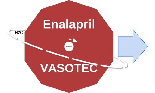 Enalapril ballicule — decagon mechanism diagram