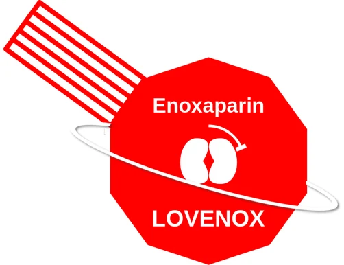 Enoxaparin ballicule — decagon mechanism diagram