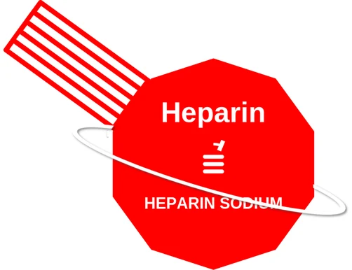 Heparin ballicule: receptor binding, kinetics and half-life diagram