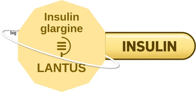 Insulin glargine ballicule — decagon mechanism diagram