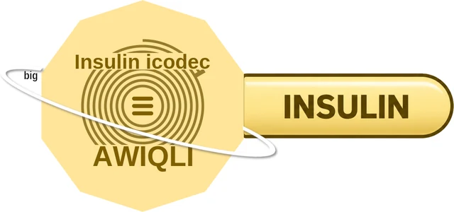 Insulin icodec ballicule — decagon mechanism diagram
