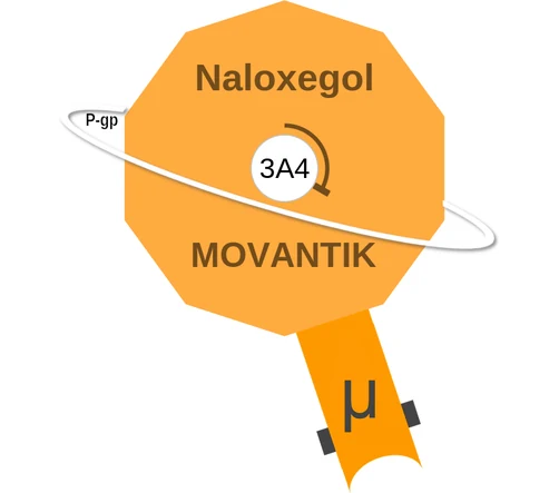 Naloxegol ballicule — decagon mechanism diagram