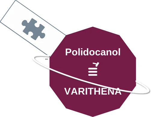 Polidocanol ballicule — decagon mechanism diagram